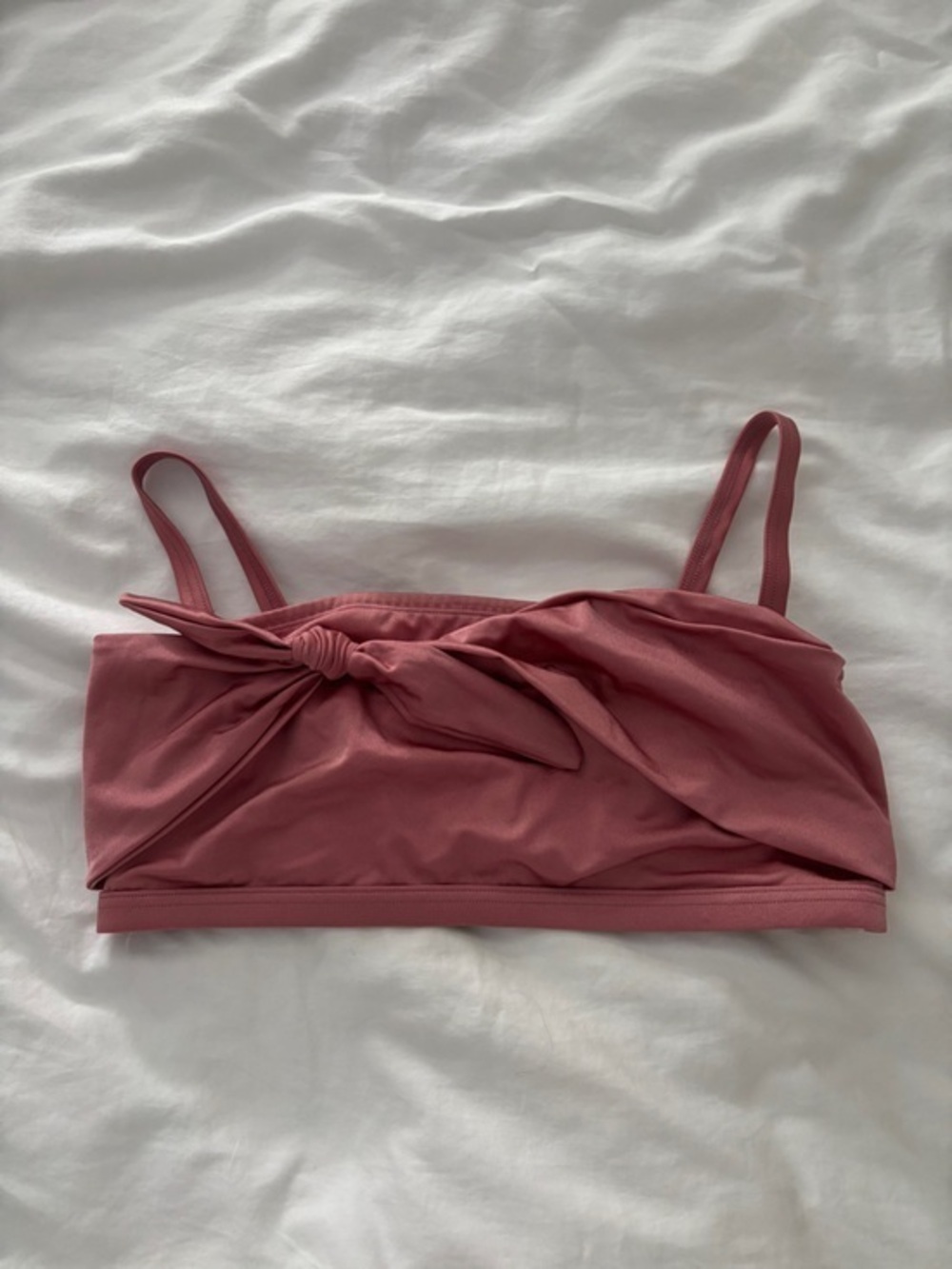 ASOS Rose Pink Adjustable Bralette with Mesh Lining 38E/F